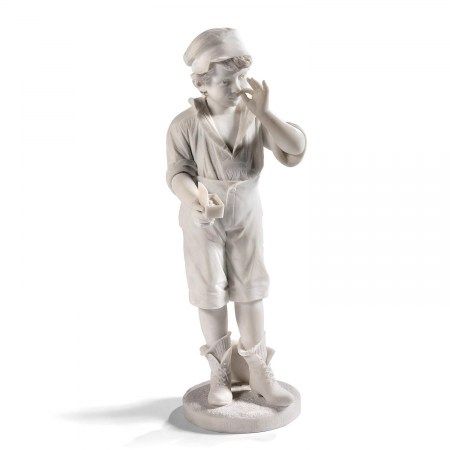 MARBLE SCULPTURE BY FERDINANDO VICHI 1875 1945 UNA PRESA DI TABACCO ITALIAN SIGNED