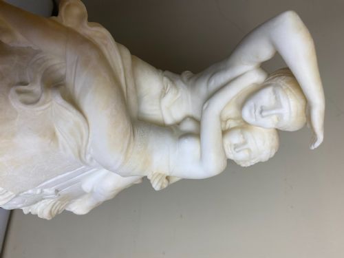 ALABASTER BRONZE SCULPTURE OF COUPLE SEATED ON A CAMEL ITALIAN ALBERTO SACCARDI C 1920S - ADDITIONAL PHOTO 16