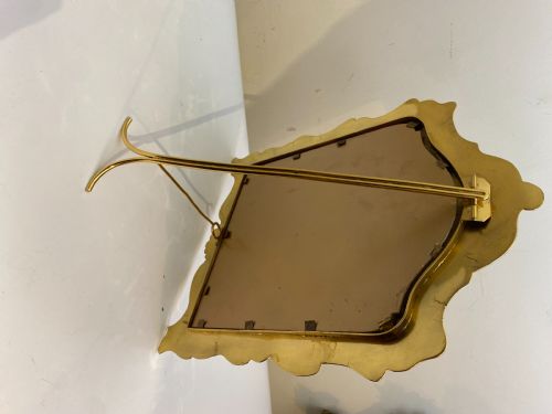 ONYX CHAMPLEV ENAMEL GILT BRONZE TABLE TABLE TOP MIRROR FRANCE CIRCA 1890 - ADDITIONAL PHOTO 3
