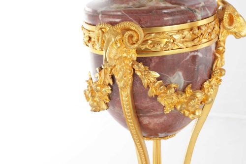 PAIR OF 19TH CENT MARBLE ORMOLU CANDELABRA FRENCH CIRCA 1880 - ADDITIONAL PHOTO 2