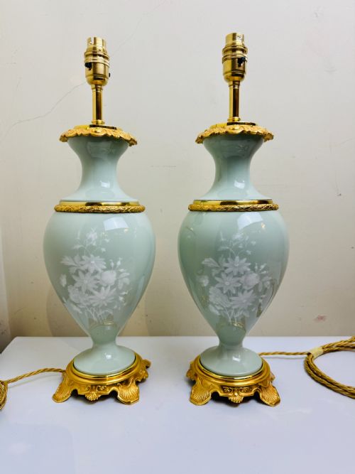 PAIR OF LATE 19TH CENTURY PATE SUR PATE PORCELAIN LAMPS FRENCH CIRCA 1890 - ADDITIONAL PHOTO 10