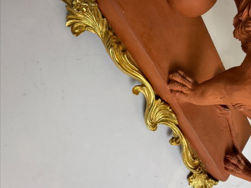 19TH CENTURY TERRACOTTA ORMOLU MEDICI LION FRENCH C 1890 - ADDITIONAL PHOTO 9