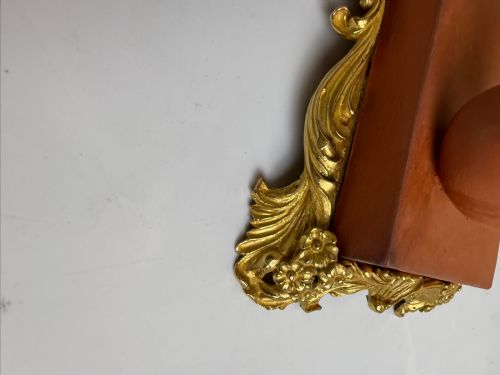 19TH CENTURY TERRACOTTA ORMOLU MEDICI LION FRENCH C 1890 - ADDITIONAL PHOTO 12