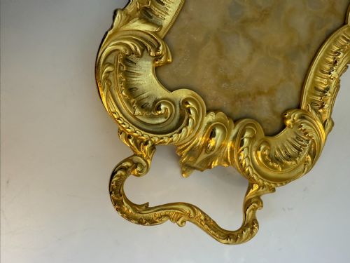 LATE 19TH CENT MARBLE ORMOLU PLATEAUTRAY FRENCH C 1890 - ADDITIONAL PHOTO 17