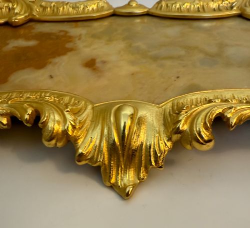 LATE 19TH CENT MARBLE ORMOLU PLATEAUTRAY FRENCH C 1890 - ADDITIONAL PHOTO 19