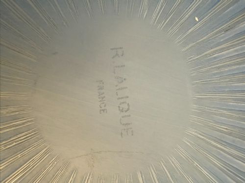 EARLY 20TH CENTURY PALE BLUE R LALIQUE BOWL - ADDITIONAL PHOTO 3