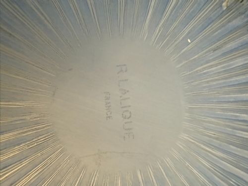 EARLY 20TH CENTURY PALE BLUE R LALIQUE BOWL - ADDITIONAL PHOTO 4