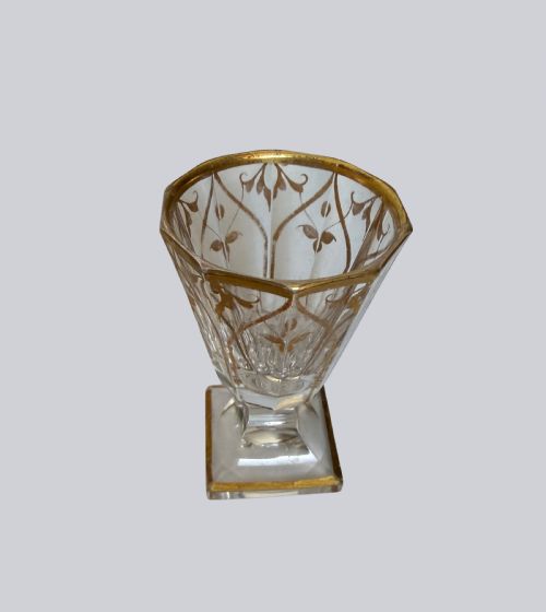 19TH CENTURY BACCARAT CRYSTAL CAVE A LIQUEUR BOX - ADDITIONAL PHOTO 6