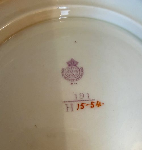 EARLY 20TH C ROYAL WORCESTER ROSE FLORAL VASE - ADDITIONAL PHOTO 5