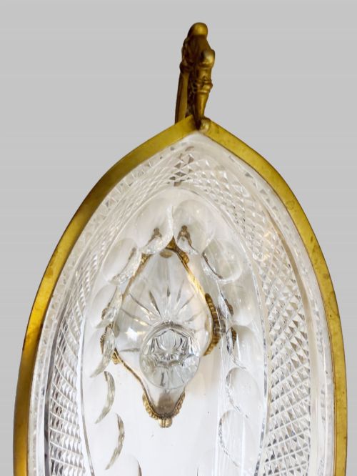 19TH CENT CRYSTAL ORMOLU CENTREPIECE ON STAND FRENCH C 1890 - ADDITIONAL PHOTO 6