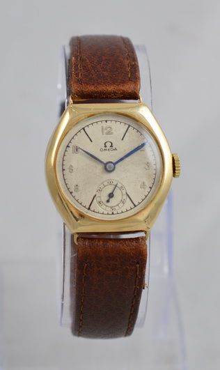 1936 Omega 9k Gold Wristwatch