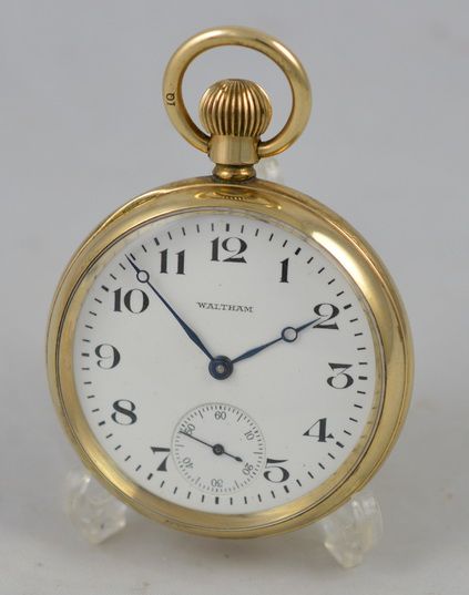 Waltham Gold Plated Pocket Watch
