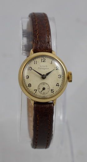 1950 Girard Perregaux 9k Gold Wristwatch