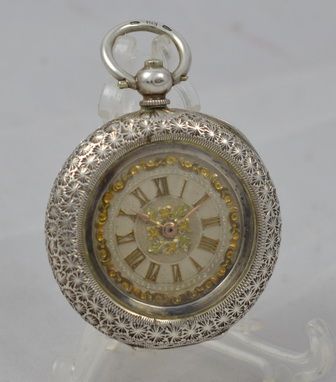 Swiss Silver Ladies Pocket Watch