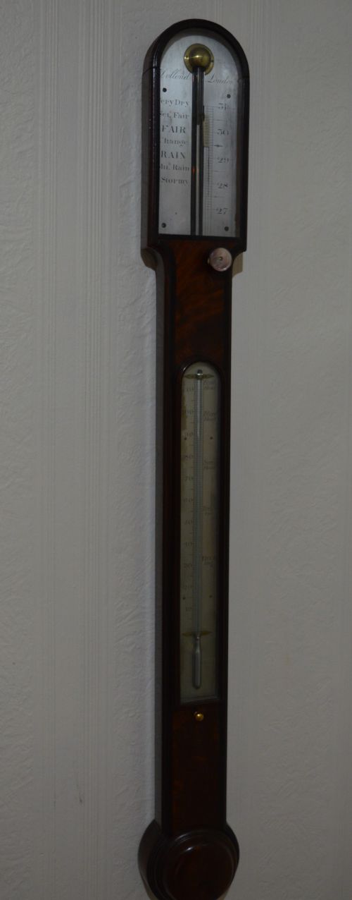 Dolland of London Georgian Stick Barometer
