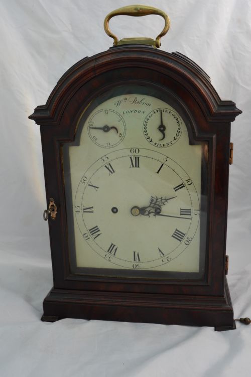 William Robson, London Georgian Bracket Clock