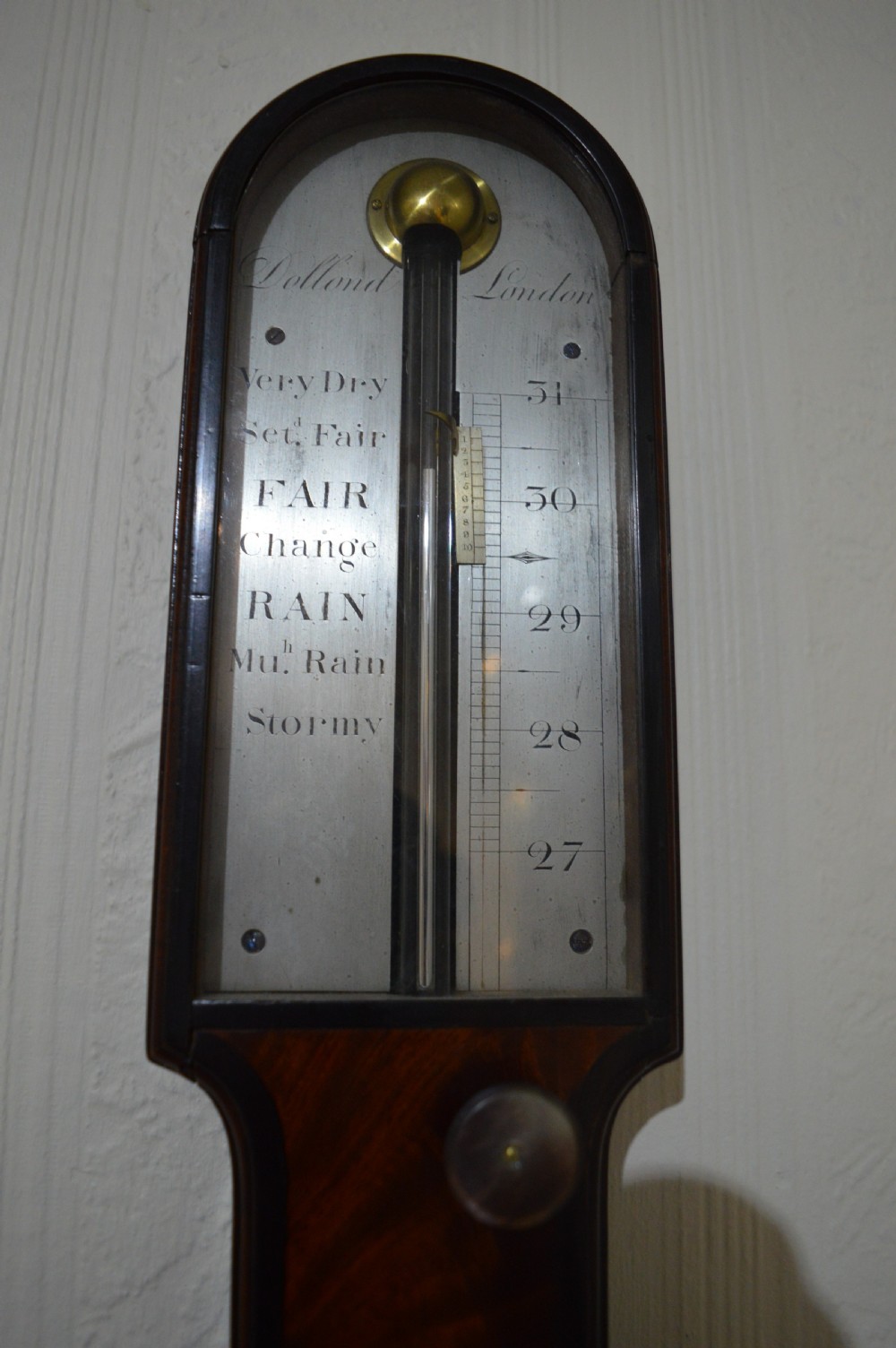 Dolland of London Georgian Stick Barometer View IV
