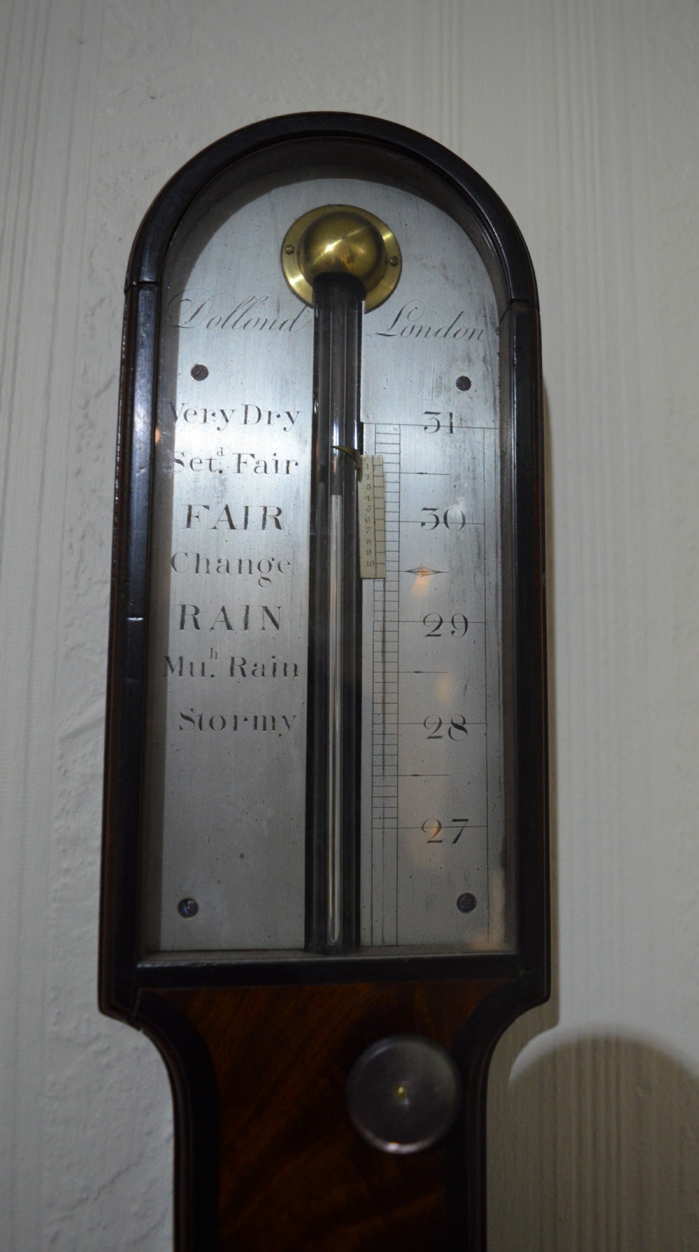 Dolland of London Georgian Stick Barometer View V