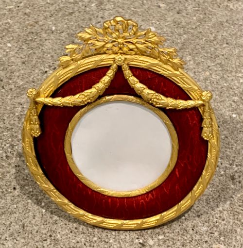 PAIR OF NAPOLEON III GILT BRONZE AND ENAMEL PICTURE FRAMES CIRCA 1840 - ADDITIONAL PHOTO 6