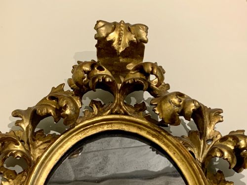PAIR OF ITALIAN FLORENTINE CARVED GILTWOOD MIRRORS C1870 - ADDITIONAL PHOTO 13