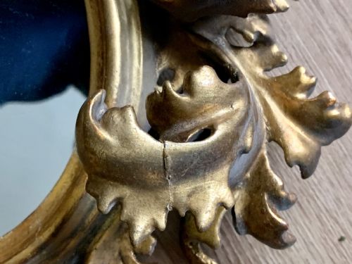 PAIR OF ITALIAN FLORENTINE CARVED GILTWOOD MIRRORS C1870 - ADDITIONAL PHOTO 15
