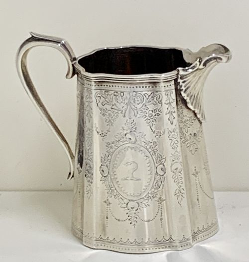 1873 A HIGHLY ENGRAVED VICTORIAN STERLING SILVER TEA COFFEE SERVICE - ADDITIONAL PHOTO 10