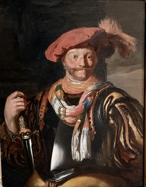 A DUTCH SCHOOL HALF LENGTH PORTRAIT A CAVALIER - ADDITIONAL PHOTO 1