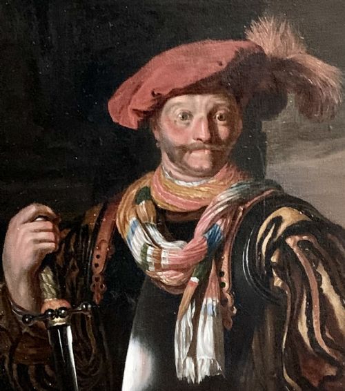 A DUTCH SCHOOL HALF LENGTH PORTRAIT A CAVALIER - ADDITIONAL PHOTO 3