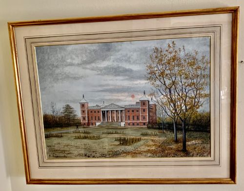WILLIAM SPEECHLY C17401780 ARCHITECTURAL WATERCOLOUR OSTERLEY PARK - ADDITIONAL PHOTO 1