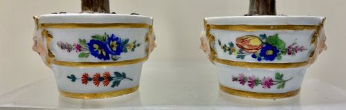 RARE PAIR MEISSEN MARCOLINI LEMON TREES IN TUBS CIRCA 1790 PORCELAIN - ADDITIONAL PHOTO 6