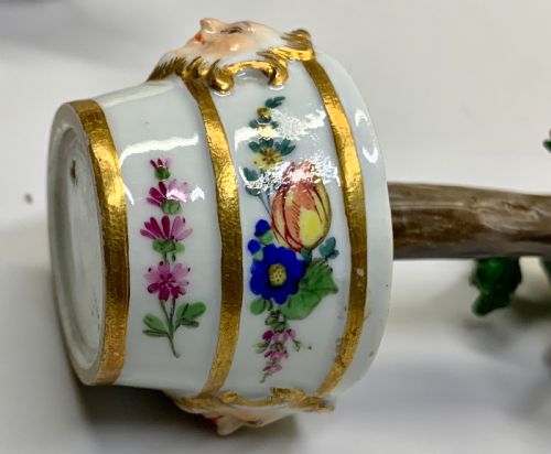 RARE PAIR MEISSEN MARCOLINI LEMON TREES IN TUBS CIRCA 1790 PORCELAIN - ADDITIONAL PHOTO 15