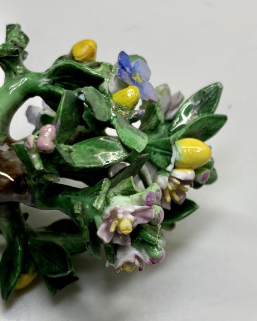 RARE PAIR MEISSEN MARCOLINI LEMON TREES IN TUBS CIRCA 1790 PORCELAIN - ADDITIONAL PHOTO 18