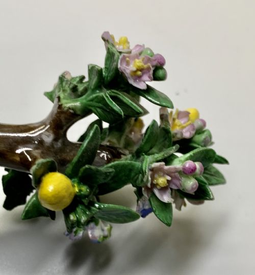 RARE PAIR MEISSEN MARCOLINI LEMON TREES IN TUBS CIRCA 1790 PORCELAIN - ADDITIONAL PHOTO 19