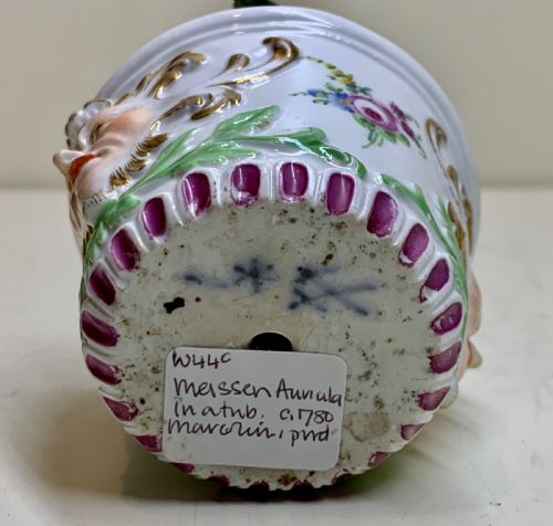 RARE MEISSEN MARCOLINI FLOWER PLANT IN A TUB CIRCA 1780 PORCELAIN - ADDITIONAL PHOTO 7