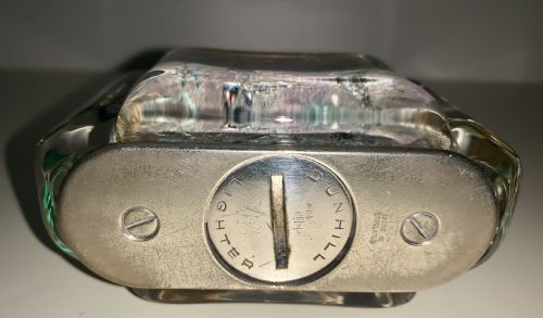 A RARE VINTAGE HALF GIANT DUNHILL AQUARIUM TABLE LIGHTER CIRCA1950 - ADDITIONAL PHOTO 9