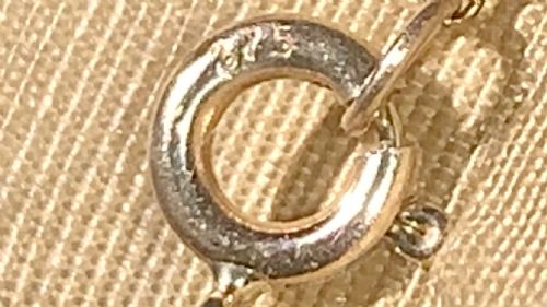 ANTIQUE VICTORIAN GARNET PEARL NECKLACE 9CT GOLD LAVALIERE - ADDITIONAL PHOTO 11