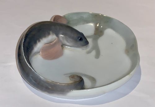 RARE ART DECO ROYAL COPENHAGEN FISH DISH NUMBER 1139 - ADDITIONAL PHOTO 4