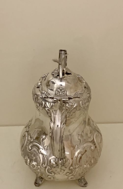 VICTORIAN STERLING SILVER TEA AND COFFEE SERVICE A B SAVORY SONS WILLIAM SMILEY - ADDITIONAL PHOTO 7