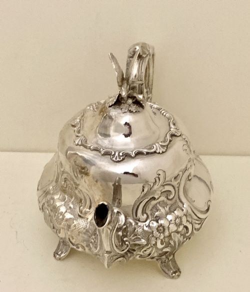 VICTORIAN STERLING SILVER TEA AND COFFEE SERVICE A B SAVORY SONS WILLIAM SMILEY - ADDITIONAL PHOTO 12