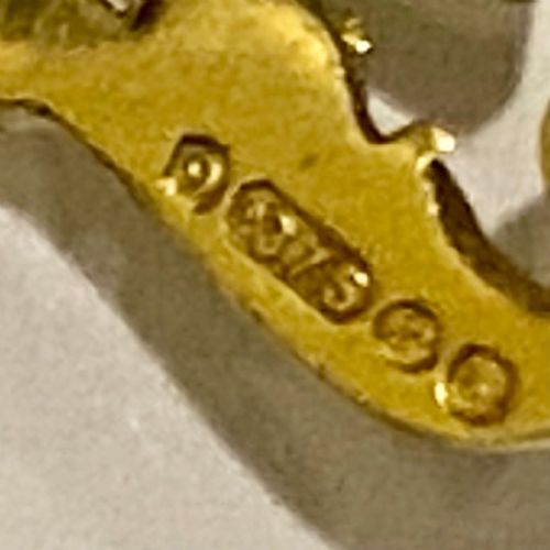 A FANCY ANTIQUE VICTORIAN EMERALD DIAMOND YELLOW GOLD HANDCRAFTED L AVALIERE NECKLACE - ADDITIONAL PHOTO 15