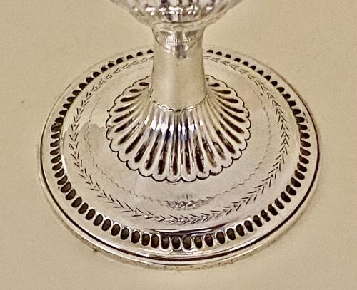 ANTIQUE GEORGIAN STERLING SILVER GOBLET CIRCA 1782 - ADDITIONAL PHOTO 2