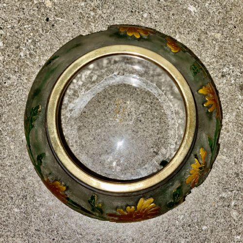 A SUPERB DAUM CAMEO GLASS BOWL WITH SILVER COVER - ADDITIONAL PHOTO 7