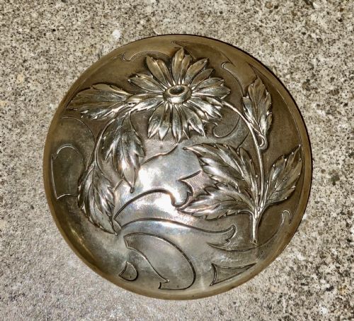 A SUPERB DAUM CAMEO GLASS BOWL WITH SILVER COVER - ADDITIONAL PHOTO 8