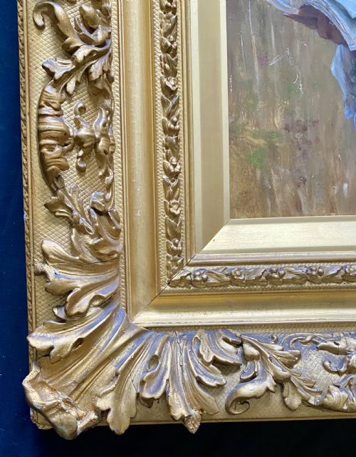 SIR SAMUEL LUKE FILDES RA HALF LENGTH ANTIQUE PORTRAIT PAINTING TITLED PHYLLIS - ADDITIONAL PHOTO 12
