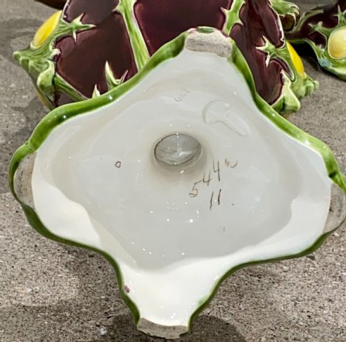 PAIR OF LARGE MAJOLICA VASES BY JULIUS DRESSLER AUSTRIA CIRCA 1885 - ADDITIONAL PHOTO 13