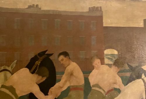 A HUGE IMPRESSIVE PAINTING BY ELEANOR BARBARA SHIFFNER 18961982 BRITISH - ADDITIONAL PHOTO 6