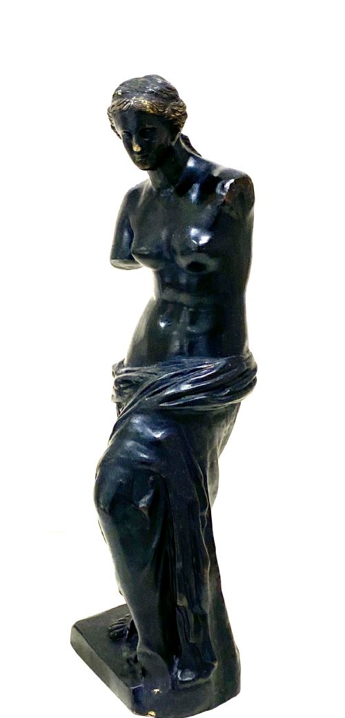 A FRENCH 19TH CENTURY BRONZE FIGURE OF VENUS DE MILO - ADDITIONAL PHOTO 2