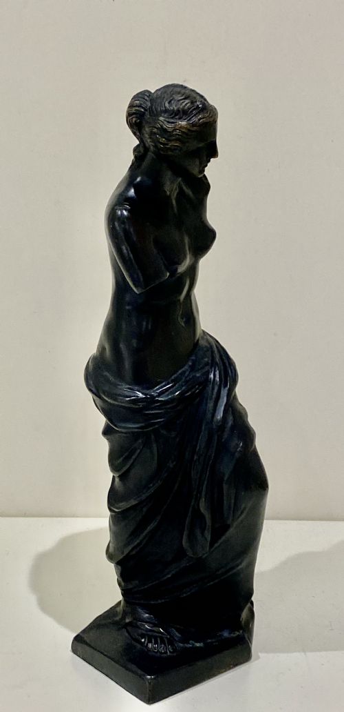 A FRENCH 19TH CENTURY BRONZE FIGURE OF VENUS DE MILO - ADDITIONAL PHOTO 3