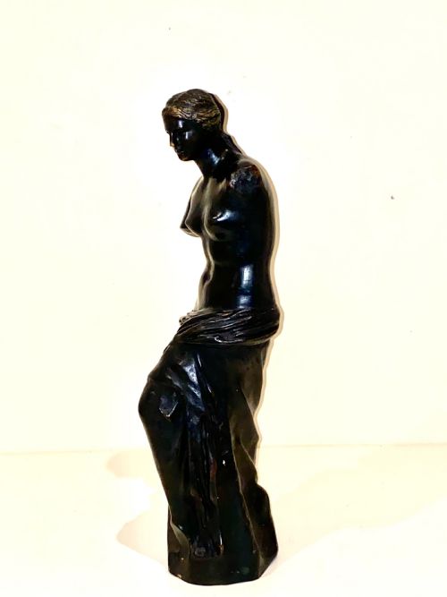 A FRENCH 19TH CENTURY BRONZE FIGURE OF VENUS DE MILO - ADDITIONAL PHOTO 4