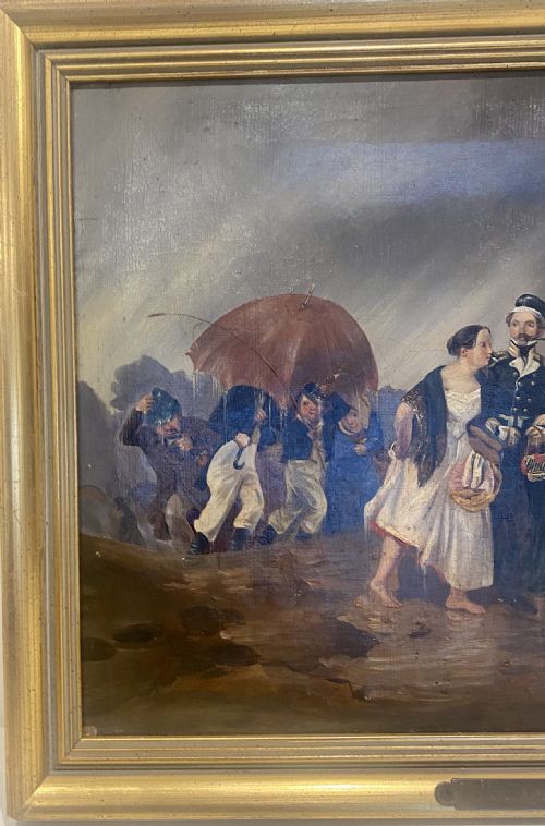 WILHELM ALEXANDER MEYERHEIM GERMAN 18151882 WALKING IN THE RAIN - ADDITIONAL PHOTO 14